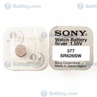 Sony 377 SR626SWN-PB, SR66 элемент питания 