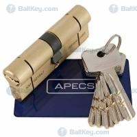 Apecs цилиндр N6-G ключ/ключ флажок латунь усиленный 5ключей