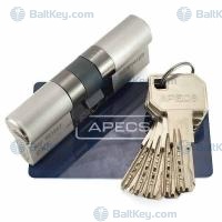 Apecs цилиндр MP-NI ключ/ключ флажок никель усиленный 5ключей