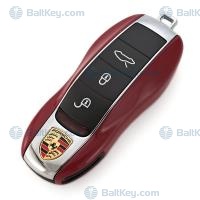 Porsche смартключ ID47 PCF7953 434МГц 3кнопоки 99163725303 оригинал красный