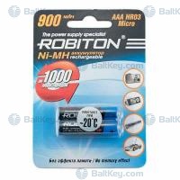 Robiton R03 (AAA) 900mAh аккумуляторная батарея (уп.=2шт)
