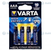 Varta LR03 HighEnergy элемент питания (уп. 4 шт.)