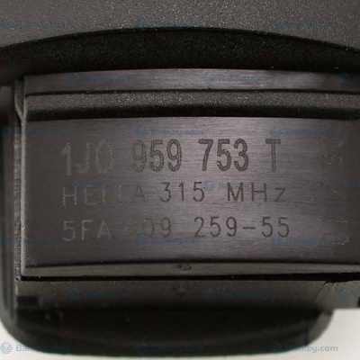 Vw/Audi пульт Ц.З. 315МГц 4(3+1)кнопки 1J0959753T прямоугольный вырез