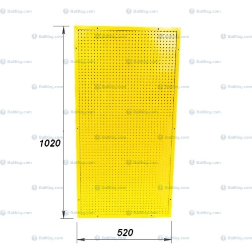 Стенд для ключей перфорация универсальный ЕВРО 520*1020мм, Øотверстия 6мм, шаг 15мм