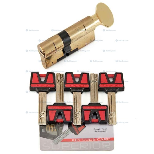 Magnum цилиндр Superrior ключ/вертушка флажок латунь 5ключей  