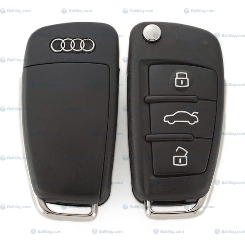 Audi выкидной HU66 ID48A2 433МГц 3 кнопки 8V0837220 A3 2013г- новый, оригинальный