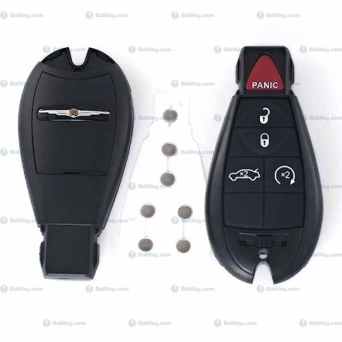 Chrysler/Dodge корпус смартключа 5(4+1)кнопок 