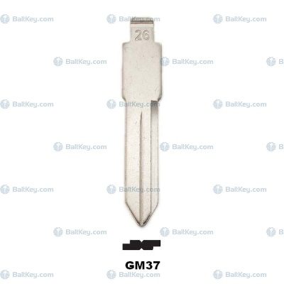 Chevrolet/Gm лезвие профиль GM37 (N26)