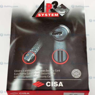 Cisa цилиндр OH3S2 AP3/AP4 ключ/вертушка флажок латунь 5ключей