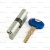 Securemme цилиндр K1 ключ/ключ флажок хром-сатин (перекодировка) 1+5ключей