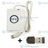 Дубликатор программатор для домофонных безконтактных ключей Mifare/Мифар ACR-122U +  USB с программным обеспечением